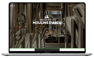 Moulins d'Ascq - Vitrine - Website Creation