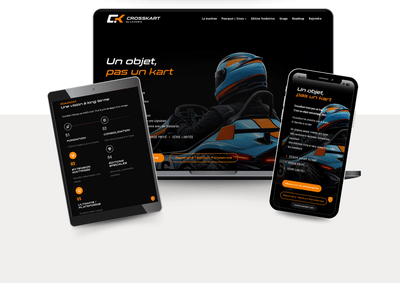 CrossKart — Création de marque, identité visuelle et site web - Identità Grafica