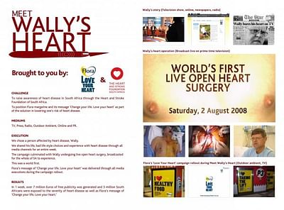 MEET WALLY'S HEART - Advertising