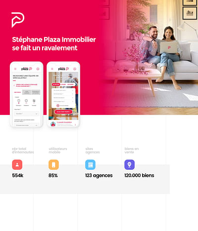 Stéphane Plaza Immobilier - Application web