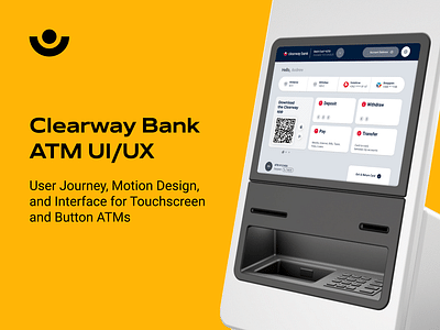Clearway Bank: UI/UX, CGI & Service Design for ATM - Ergonomy (UX/UI)