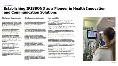 IRISBOND - Health Innovation - Öffentlichkeitsarbeit (PR)