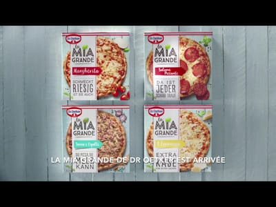 Dr. Oetker Mia Grande, publicité TV produite de A à Z - Production Vidéo