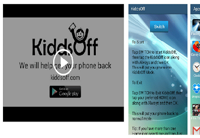 KiddsOff - Application mobile