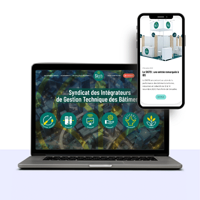 Site institutionnel avec extranet pour SIGTB - Création de site internet