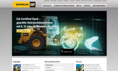Digitalprojekte für Zeppelin Baumaschinen - Digitale Strategie