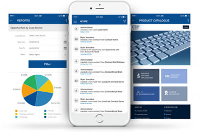 Mobile CRM for Financial Industry - Mobile App