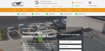 Dakpreventie van der Steen - Website Creation