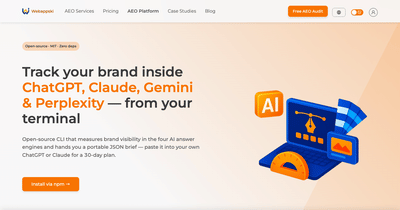 aeo-platform: open-source AI visibility tracker - Artificial Intelligence