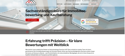 Sachverständigenbüro Jürgen Hermanns - Onlinewerbung
