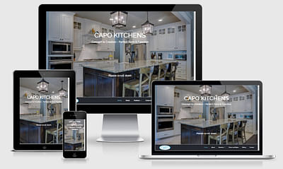 Website Design and Development for Capo Kitchens - Création de site internet