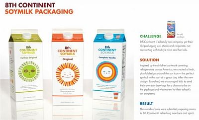 8TH CONTINENT SOY MILK REPACKAGING - Advertising