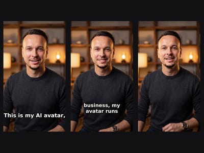 Promo video with a generated male presenter - Redes Sociales