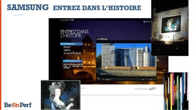 Mini-site Samsung - Digitale Strategie
