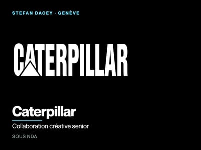 Caterpillar — collaboration créative senior (sous NDA) - Image de marque & branding