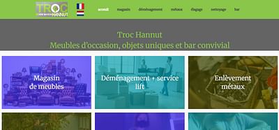 tweetalige website voor een meubelzaak - Référencement naturel