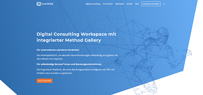 ConWISE - App zur Strategieentwicklung - Web Application