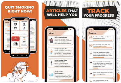 Quit Smoking App - Application mobile