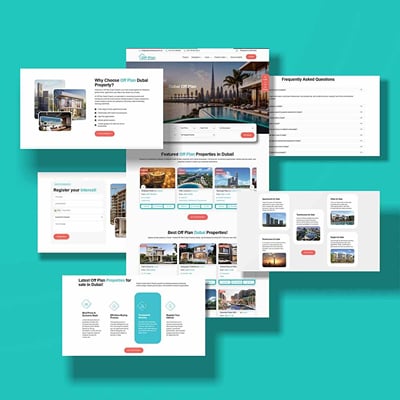 Website Design, Branding, Social Media, SEO for Real Estate Portal - Référencement naturel