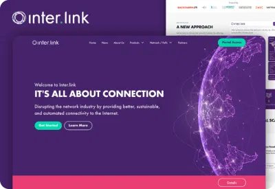 Web Design For An Internet Service Provider - Diseño Gráfico