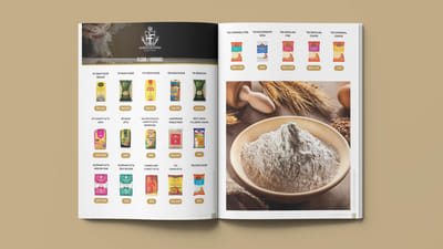 Hindustani Foods Wholesale Catalogue Design - Grafikdesign