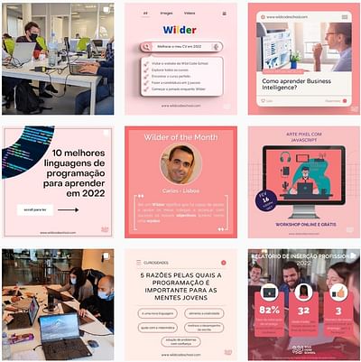 Wild Code School - IT Education - Portugal - Social Media