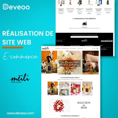 Création du site e-commerce meili.tn - Référencement naturel