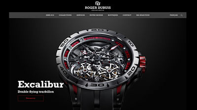 Roger Dubuis - site de marque - Design & graphisme