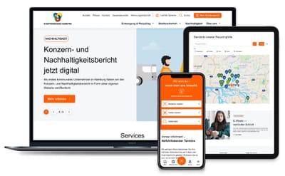 Website Relaunch - Stadtreinigung Hamburg - Webseitengestaltung