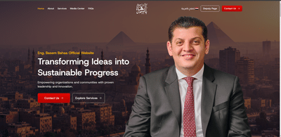 Basem Bahaa Official Website & Media Platform - Website Creation