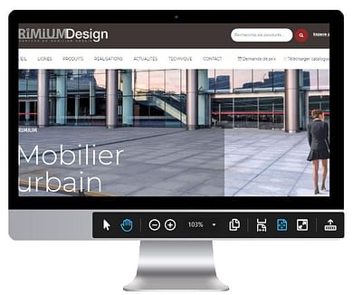 Refonte site mobilier Urban  Primium - Ergonomy (UX/UI)