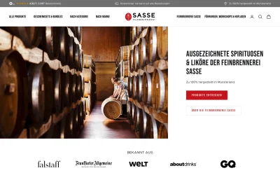 Feinbrennerei Sasse - E-commerce