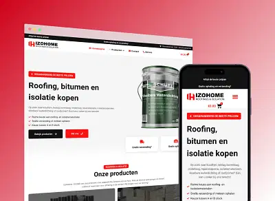 Izohome - eShop Construction - Création de site internet