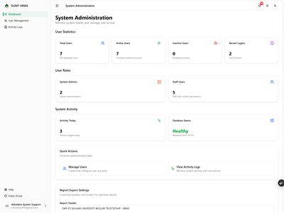 Finance Management System for a University Non-Profit - Application web