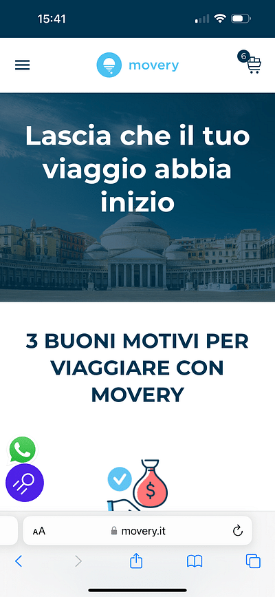 Movery - Applicazione web