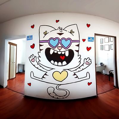 Mural Clinimascotas - Diseño Gráfico