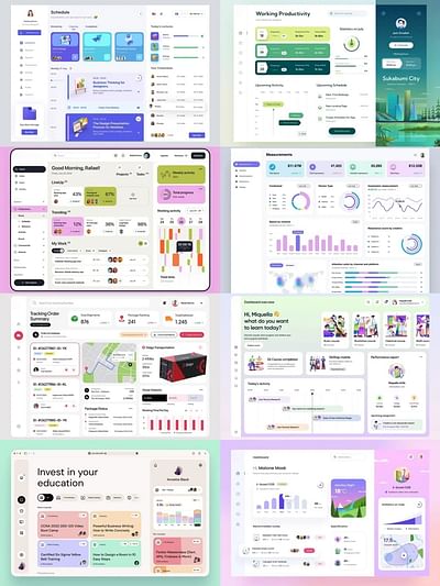 Referenzprojekte: Webdesign & UI Design Dashboard - Software Entwicklung