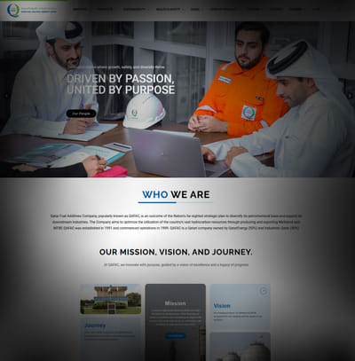 QAFAC Website - Website Creation
