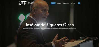 José María Figueres Olsen - Création de site internet