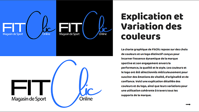 Identité Visuelle : FitClic - Branding & Positioning