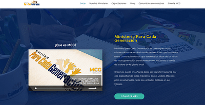 Pagina Web para MCGMX - Création de site internet