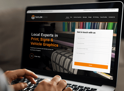Taylor Signs Website Design - Website Creation
