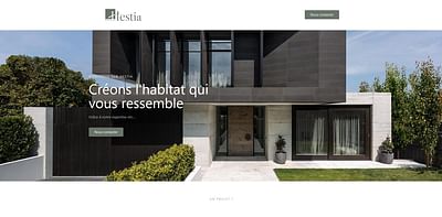 Création site web Hestia - Webseitengestaltung