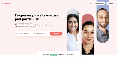 Superprof : Gestion SEO de la marketplace de cours particuliers - SEO