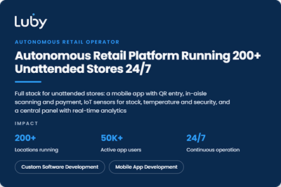 Autonomous Retail With Real-Time Store Analytics - Application mobile