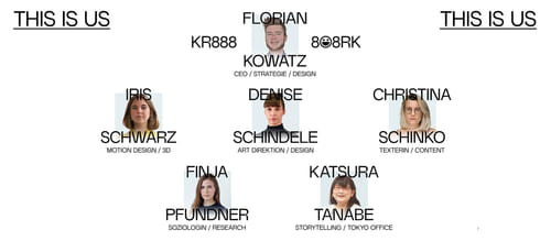 KR8 — bureau für Brand Identity, Strategie + Design cover