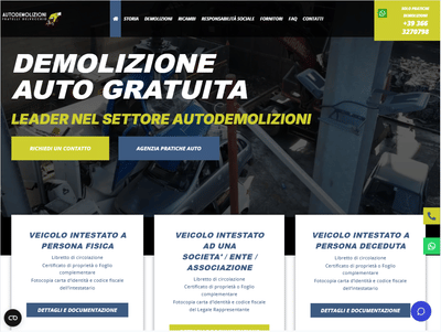 Autodemolizioni: +40% telefonate e +57,5% lead - Media Planning
