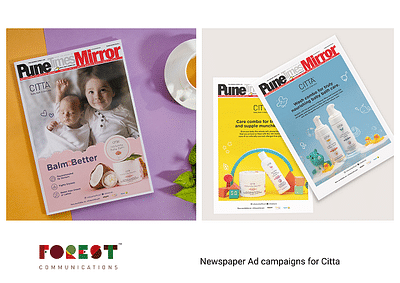 Ad Campaigns for CITTA Baby Bath and Skin Care - Pubblicità