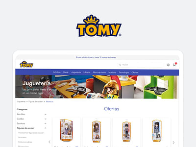 B2C ecommerce l Tomy - Développement de Logiciel