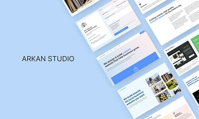 Arkan Studio (Personal Project) - Website Creation